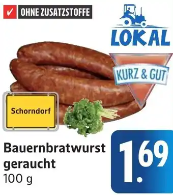 Gebauer's Bauernbratwurst geraucht Angebot