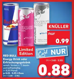 Kaufland RED BULL Energy Drink oder Erfrischungsgetränk Angebot