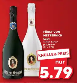 Kaufland Fürst von Metternich Sekt Angebot