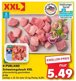 Kaufland K-PURLAND Schweinegulasch XXL Angebot