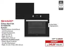 METRO SHARP Einbau-Herd-Set S1-61D27ITK Angebot