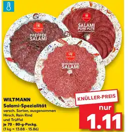 Kaufland WILTMANN Salami-Spezialität Angebot