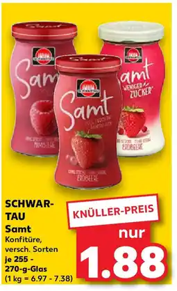 Kaufland SCHWARTAU Samt Konfitüre Angebot