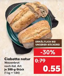 Kaufland Ciabatta natur Angebot