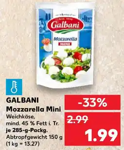 Kaufland Galbani Mozzarella Mini Angebot