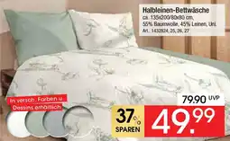 Zurbrüggen Halbleinen-Bettwäsche Angebot