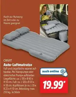 Lidl Auto-Luftmatratze Angebot