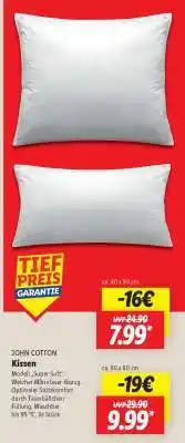Lidl JOHN COTTON Kissen Angebot
