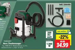 Lidl PARKSIDE Nass-/Trockensauger Angebot
