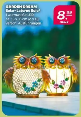NETTO GARDEN DREAM Solar-Laterne „Eule“ Angebot