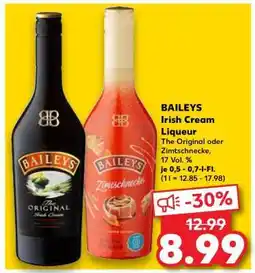 Kaufland Baileys Irish Cream Liqueur Angebot