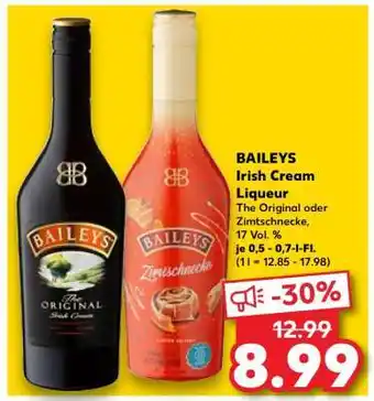 Kaufland Baileys Irish Cream Liqueur Angebot