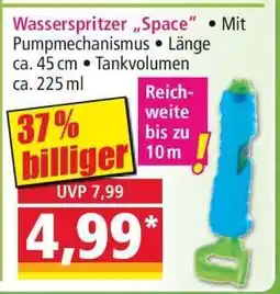 Norma Wasserspritzer „Space“ Angebot