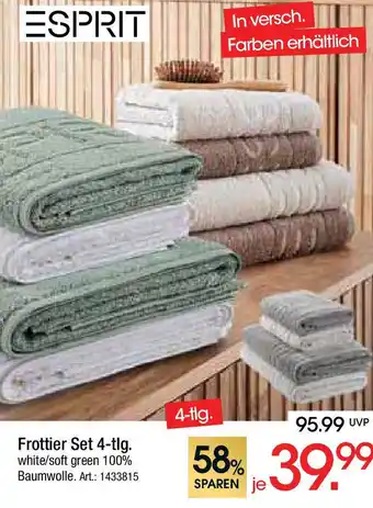 Zurbrüggen ESPRIT Frottier Set 4-tlg. Angebot