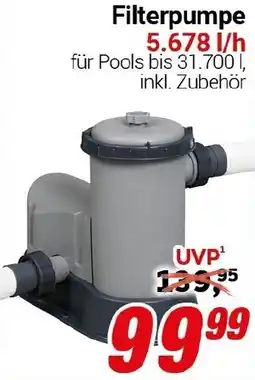 CENTERSHOP Filterpumpe 5.678 l/h Angebot
