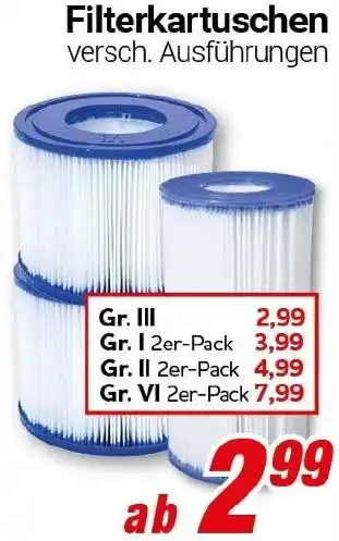 CENTERSHOP Filterkartuschen Angebot
