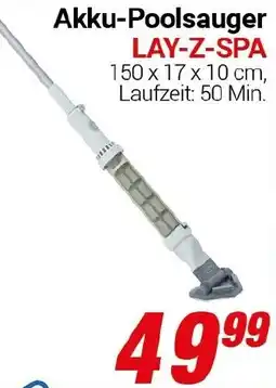 CENTERSHOP Akku-Poolsauger LAY-Z-SPA Angebot