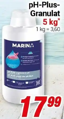 CENTERSHOP MARINA pH-Plus Granulat Angebot