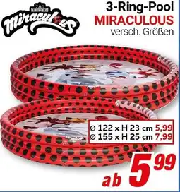 CENTERSHOP 3-Ring-Pool MIRACULOUS Angebot