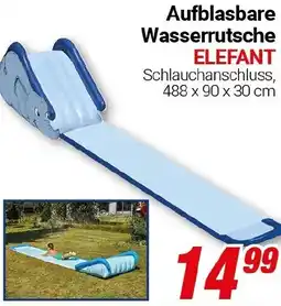 CENTERSHOP Aufblasbare Wasserrutsche ELEFANT Angebot