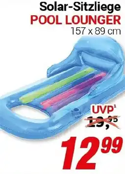 CENTERSHOP Solar-Sitzliege POOL LOUNGER Angebot