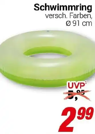 CENTERSHOP Schwimmring Angebot