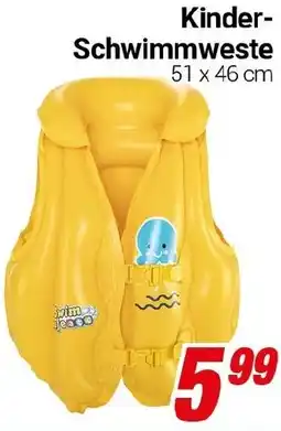 CENTERSHOP Kinder Schwimmweste Angebot