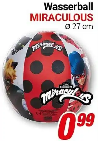 CENTERSHOP Wasserball MIRACULOUS Angebot