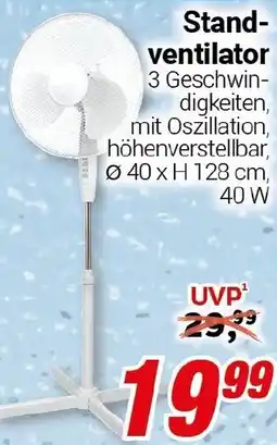 CENTERSHOP Standventilator Angebot