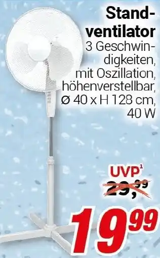 CENTERSHOP Standventilator Angebot