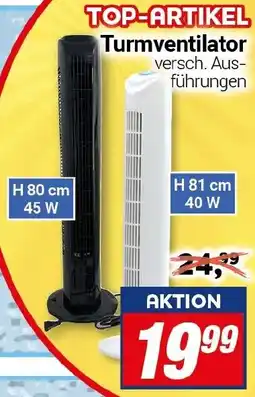 CENTERSHOP Turmventilator Angebot