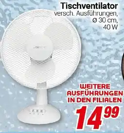 CENTERSHOP Tischventilator Angebot