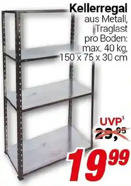 CENTERSHOP Kellerregal Angebot