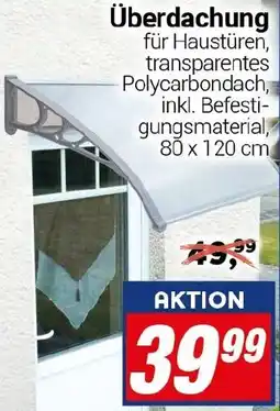 CENTERSHOP Überdachung Angebot