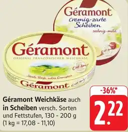 Gebauer's Géramont Weichkäse auch in Scheiben Angebot