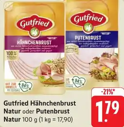 Gebauer's Gutfried Hähnchenbrust Natur oder Putenbrust Natur Angebot