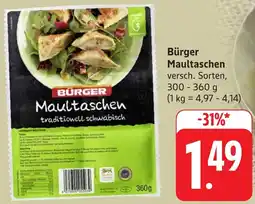 Gebauer's Bürger Maultaschen Angebot