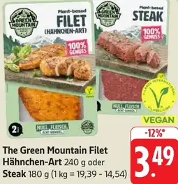 Gebauer's The Green Mountain Filet Hähnchen-Art oder Steak Angebot