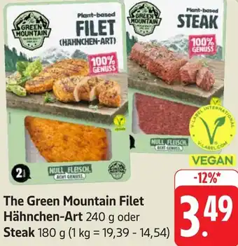 Gebauer's The Green Mountain Filet Hähnchen-Art oder Steak Angebot