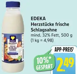 Gebauer's EDEKA Herzstücke frische Schlagsahne Angebot