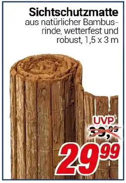 CENTERSHOP Sichtschutzmatte Angebot