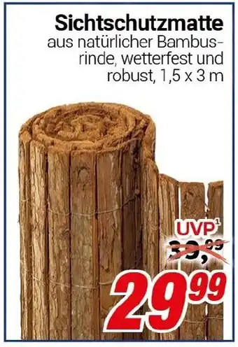 CENTERSHOP Sichtschutzmatte Angebot