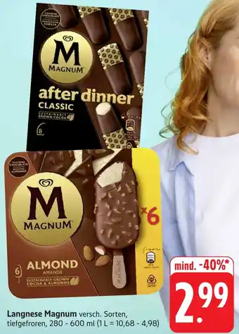 Gebauer's Langnese Magnum Angebot