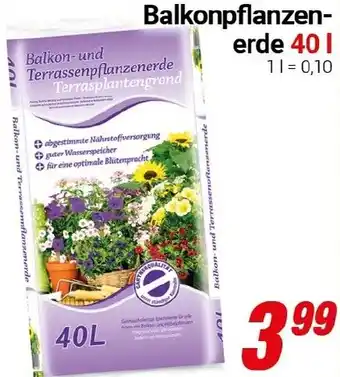 CENTERSHOP Balkonpflanzenerde Angebot