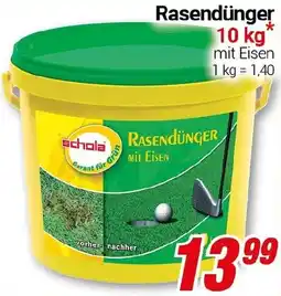 CENTERSHOP Schola Rasendünger Angebot
