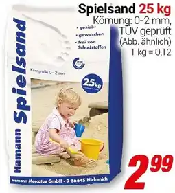 CENTERSHOP Spielsand Angebot