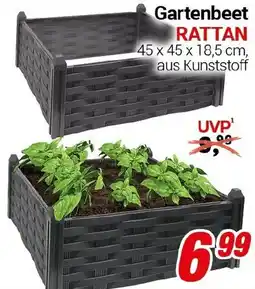 CENTERSHOP Gartenbeet RATTAN Angebot