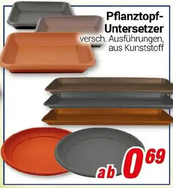 CENTERSHOP Pflanztopf Untersetzer Angebot