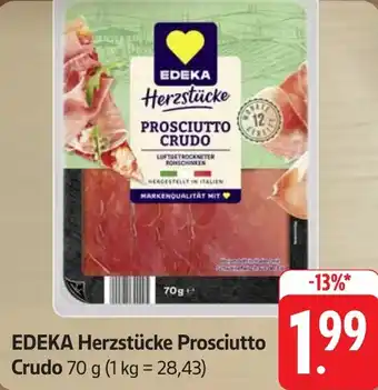 Gebauer's EDEKA Herzstücke Prosciutto Crudo Angebot