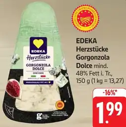 Gebauer's EDEKA Herzstücke Gorgonzola Dolce Angebot
